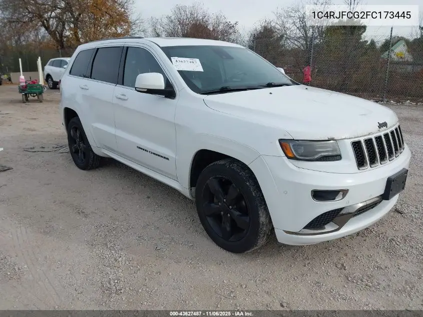 1C4RJFCG2FC173445 2015 Jeep Grand Cherokee High Altitude