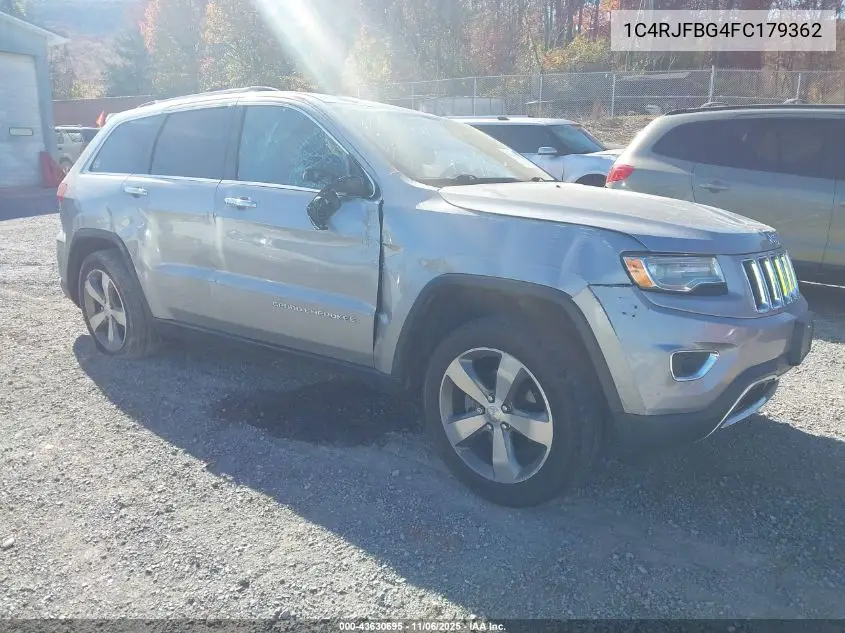 1C4RJFBG4FC179362 2015 Jeep Grand Cherokee Limited