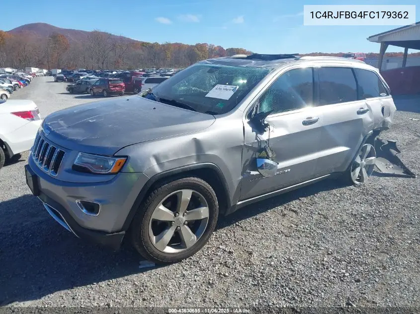 1C4RJFBG4FC179362 2015 Jeep Grand Cherokee Limited