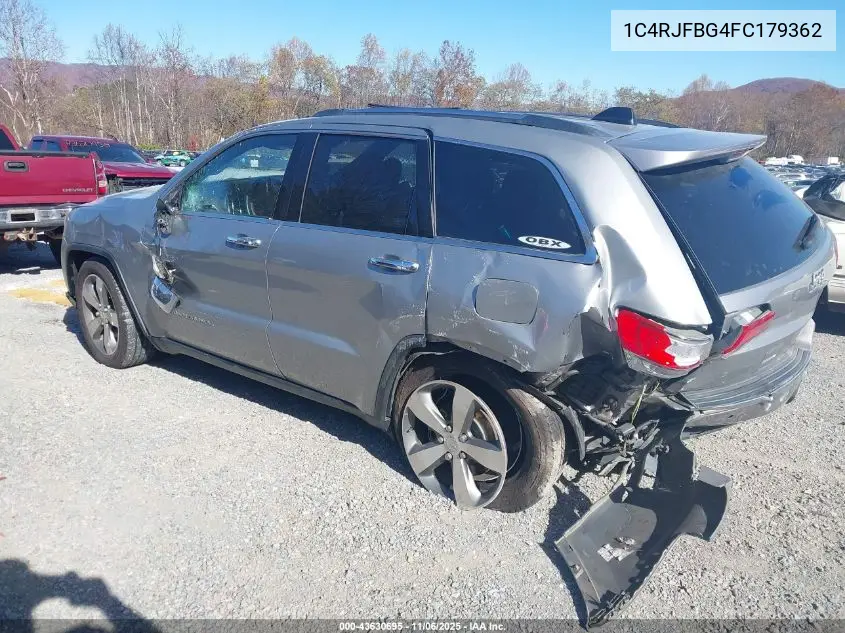 1C4RJFBG4FC179362 2015 Jeep Grand Cherokee Limited