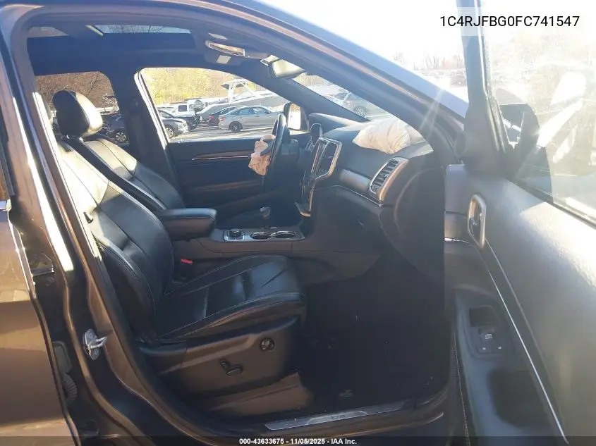 1C4RJFBG0FC741547 2015 Jeep Grand Cherokee Limited