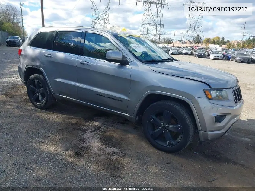 1C4RJFAG9FC197213 2015 Jeep Grand Cherokee Altitude