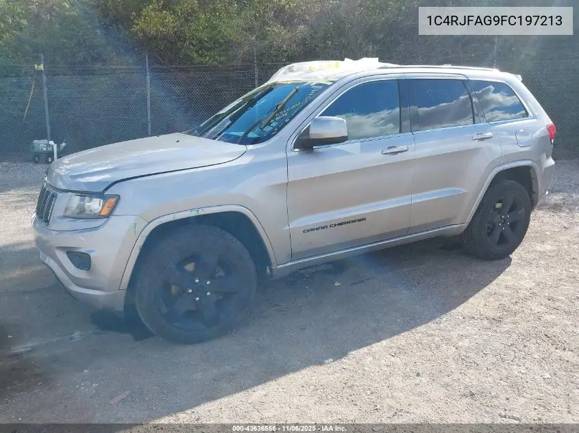 1C4RJFAG9FC197213 2015 Jeep Grand Cherokee Altitude