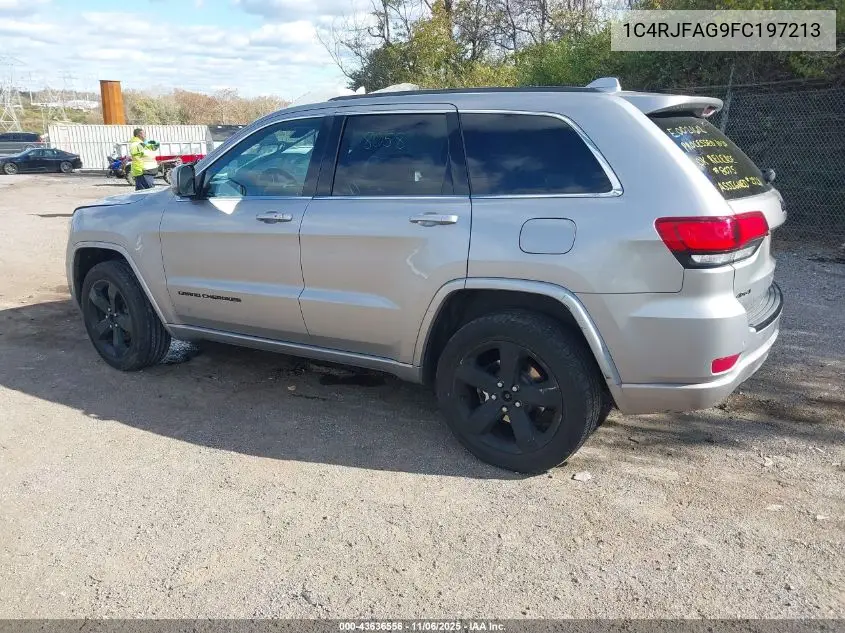 1C4RJFAG9FC197213 2015 Jeep Grand Cherokee Altitude