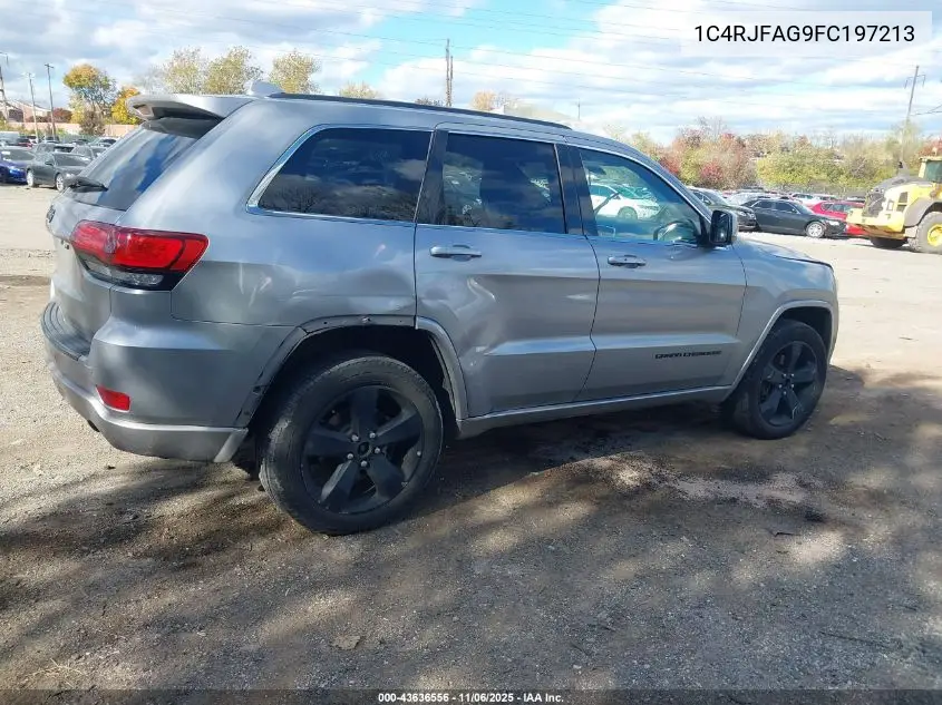 1C4RJFAG9FC197213 2015 Jeep Grand Cherokee Altitude