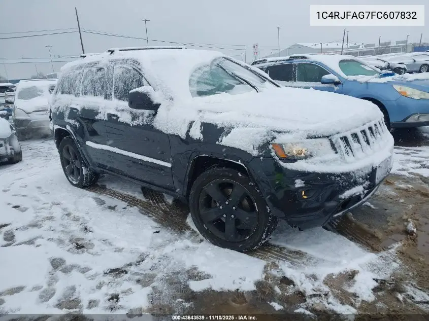 1C4RJFAG7FC607832 2015 Jeep Grand Cherokee Altitude
