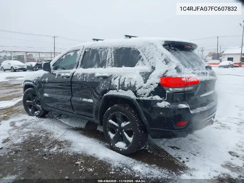 1C4RJFAG7FC607832 2015 Jeep Grand Cherokee Altitude