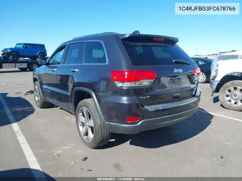 1C4RJFBG3FC678766 2015 Jeep Grand Cherokee Limited