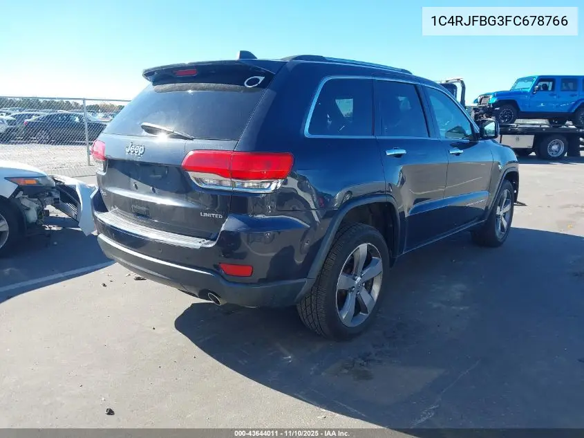 1C4RJFBG3FC678766 2015 Jeep Grand Cherokee Limited
