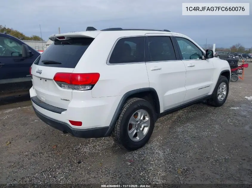 1C4RJFAG7FC660076 2015 Jeep Grand Cherokee Laredo
