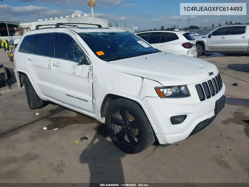 1C4RJEAGXFC614493 2015 Jeep Grand Cherokee Altitude