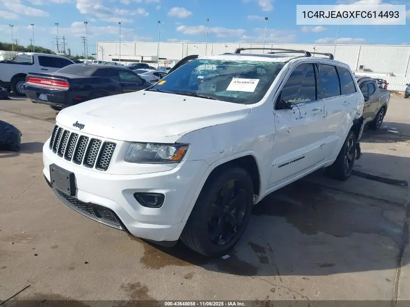1C4RJEAGXFC614493 2015 Jeep Grand Cherokee Altitude
