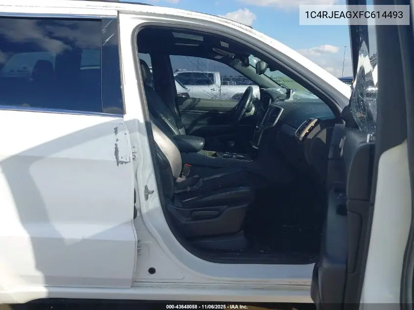 1C4RJEAGXFC614493 2015 Jeep Grand Cherokee Altitude