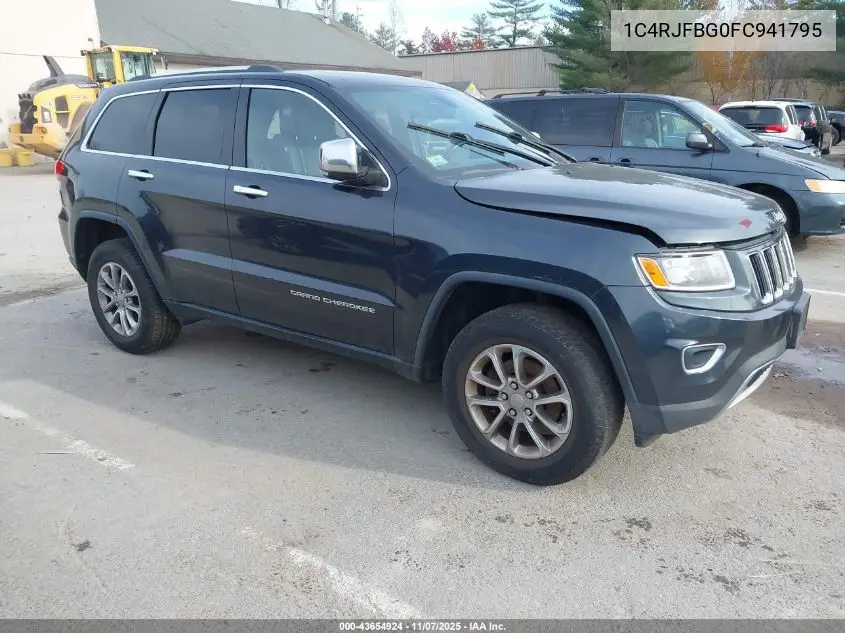 1C4RJFBG0FC941795 2015 Jeep Grand Cherokee Limited