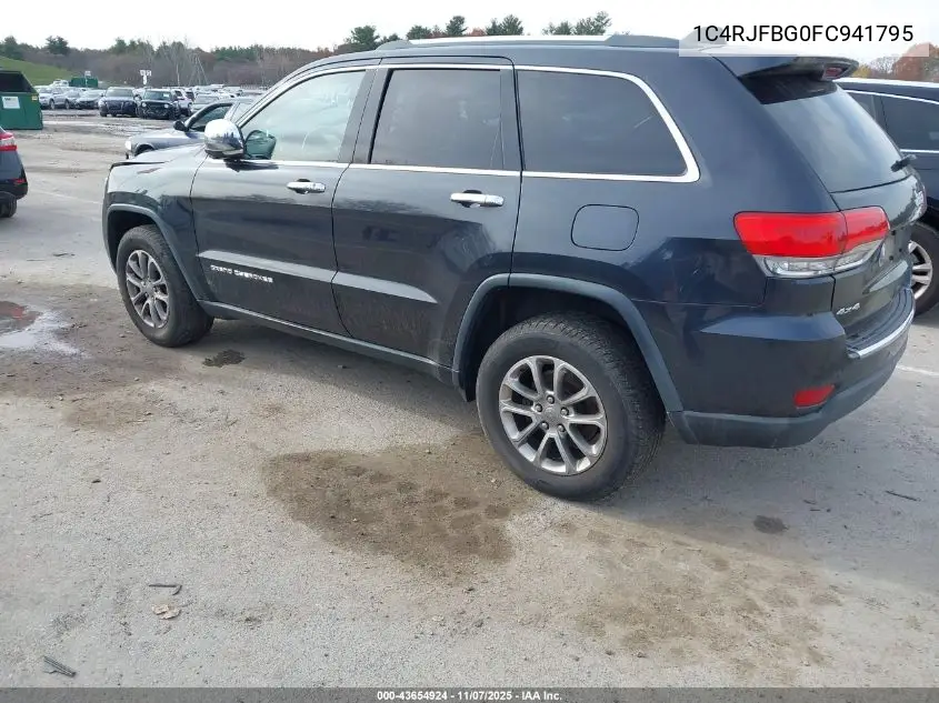 1C4RJFBG0FC941795 2015 Jeep Grand Cherokee Limited