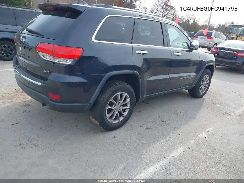 1C4RJFBG0FC941795 2015 Jeep Grand Cherokee Limited