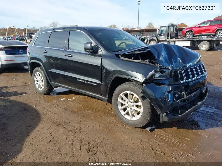1C4RJFAGXFC627301 2015 Jeep Grand Cherokee Laredo