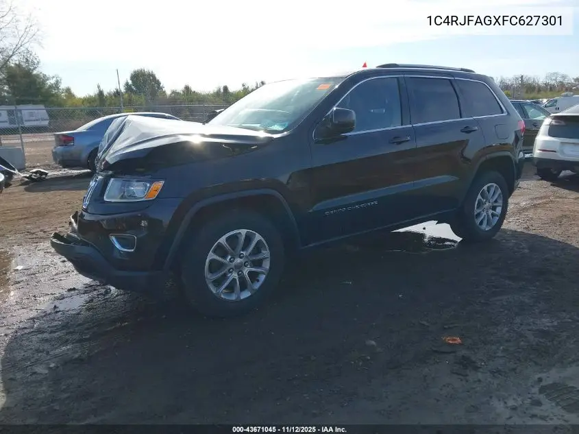 1C4RJFAGXFC627301 2015 Jeep Grand Cherokee Laredo