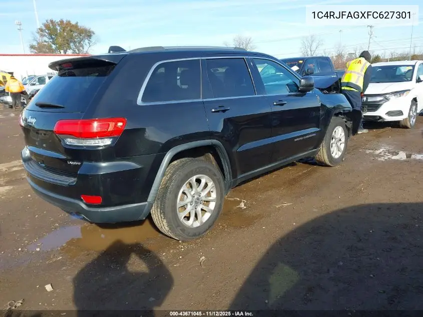 1C4RJFAGXFC627301 2015 Jeep Grand Cherokee Laredo