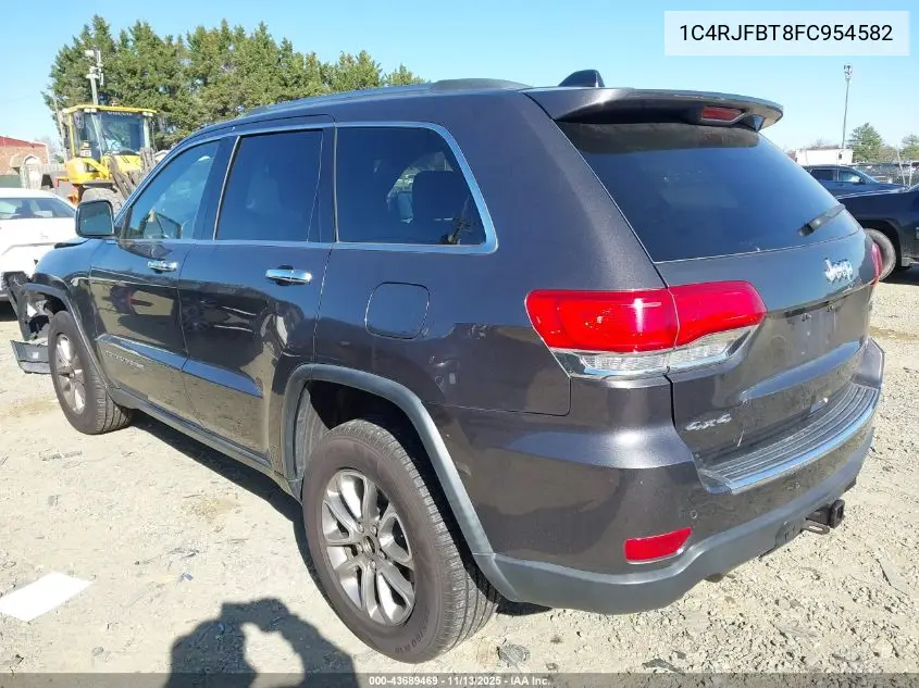 1C4RJFBT8FC954582 2015 Jeep Grand Cherokee Limited