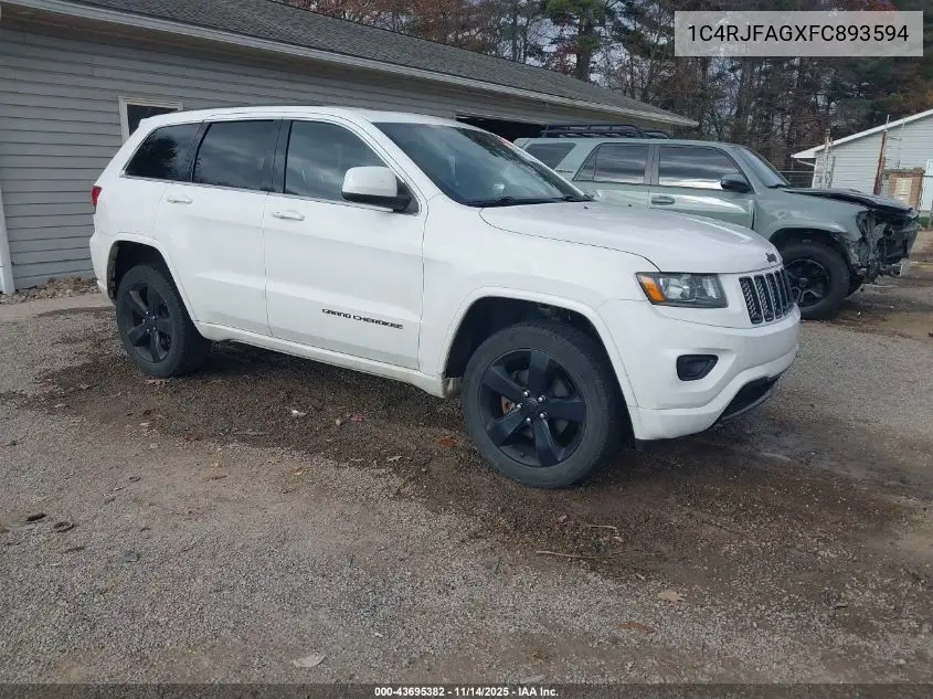 1C4RJFAGXFC893594 2015 Jeep Grand Cherokee Altitude