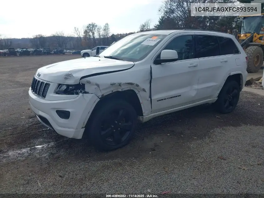 1C4RJFAGXFC893594 2015 Jeep Grand Cherokee Altitude