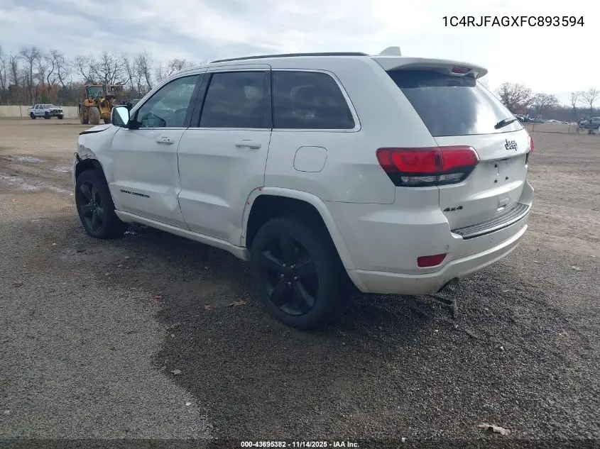 1C4RJFAGXFC893594 2015 Jeep Grand Cherokee Altitude
