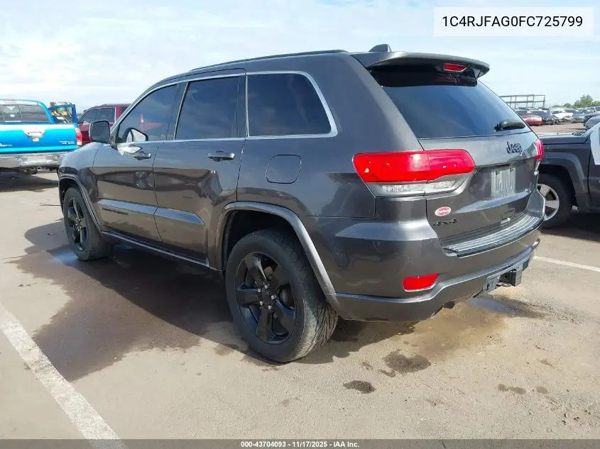 1C4RJFAG0FC725799 2015 Jeep Grand Cherokee Altitude