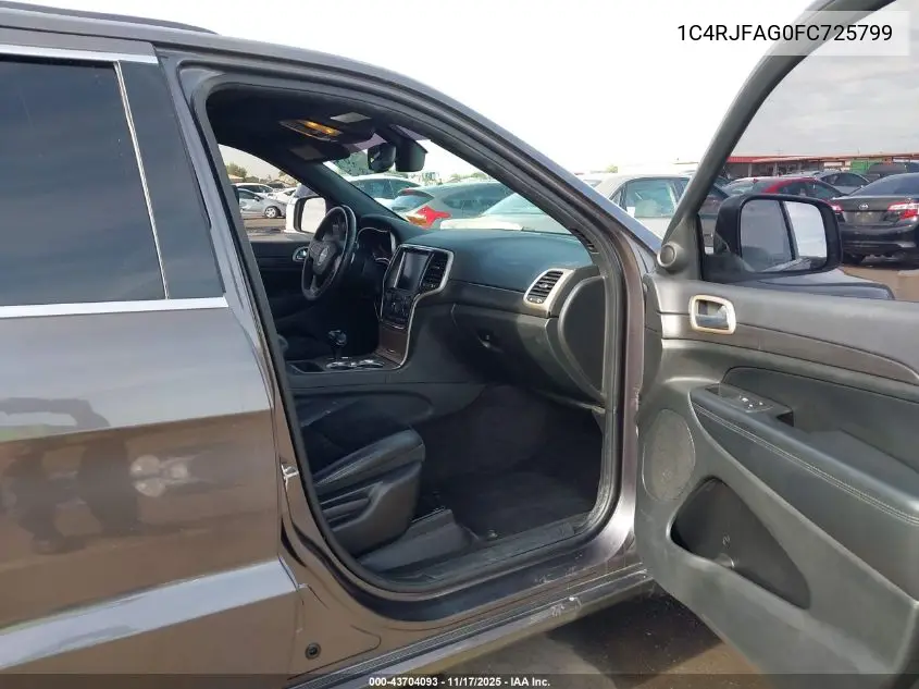 1C4RJFAG0FC725799 2015 Jeep Grand Cherokee Altitude