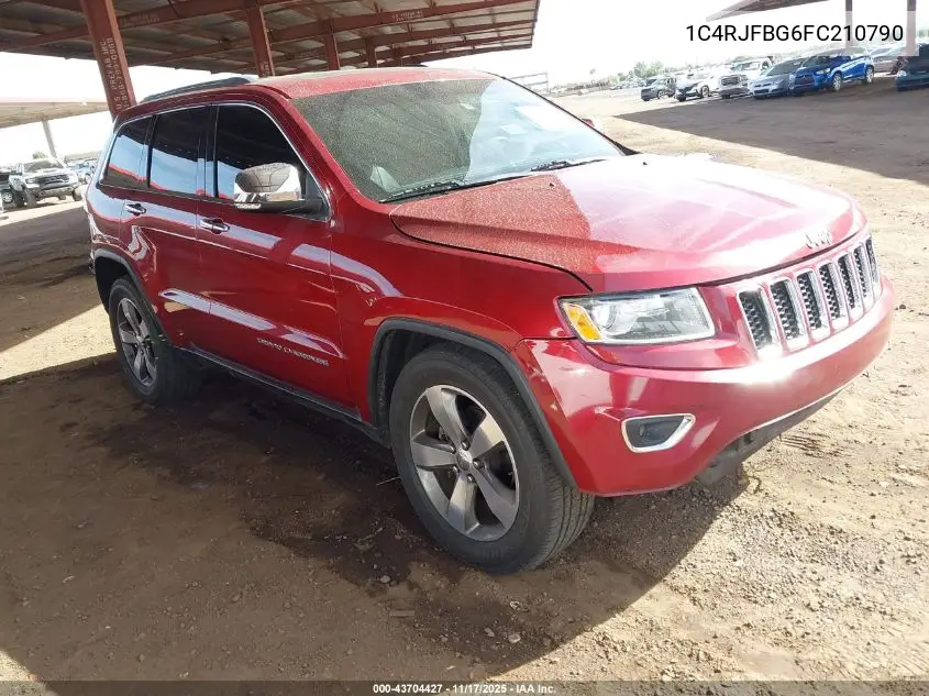 1C4RJFBG6FC210790 2015 Jeep Grand Cherokee Limited
