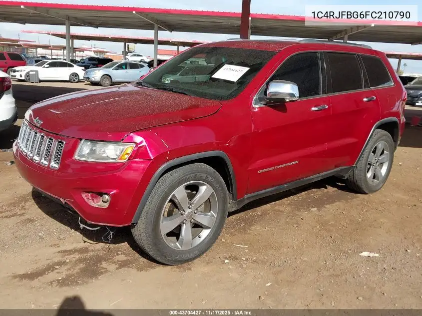 1C4RJFBG6FC210790 2015 Jeep Grand Cherokee Limited