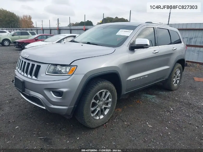 1C4RJFBG8FC827303 2015 Jeep Grand Cherokee Limited
