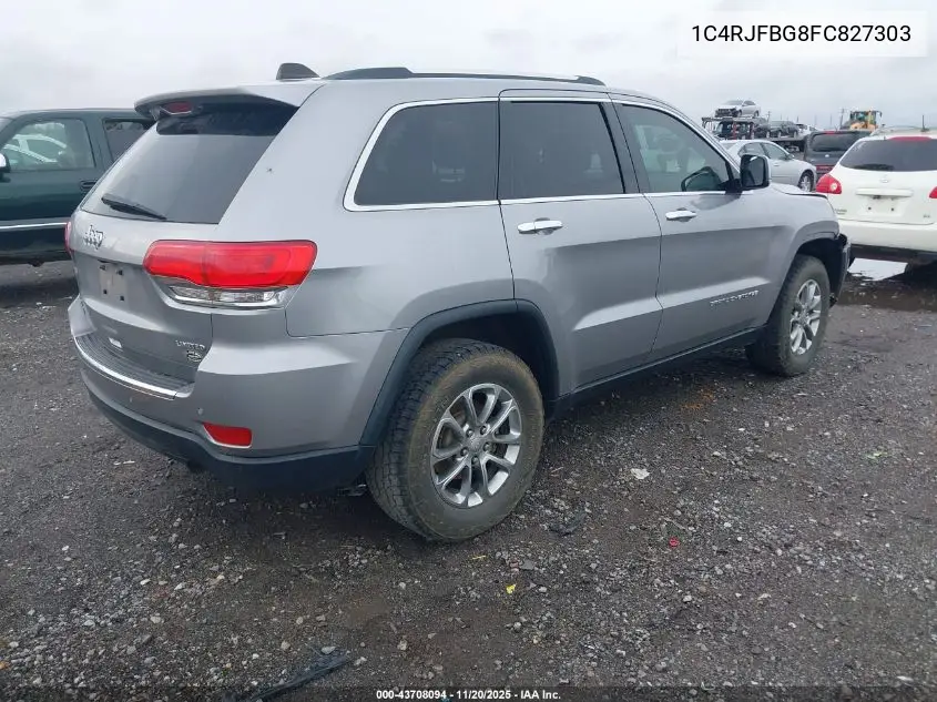 1C4RJFBG8FC827303 2015 Jeep Grand Cherokee Limited
