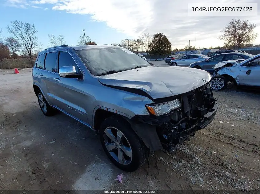 1C4RJFCG2FC677428 2015 Jeep Grand Cherokee Overland