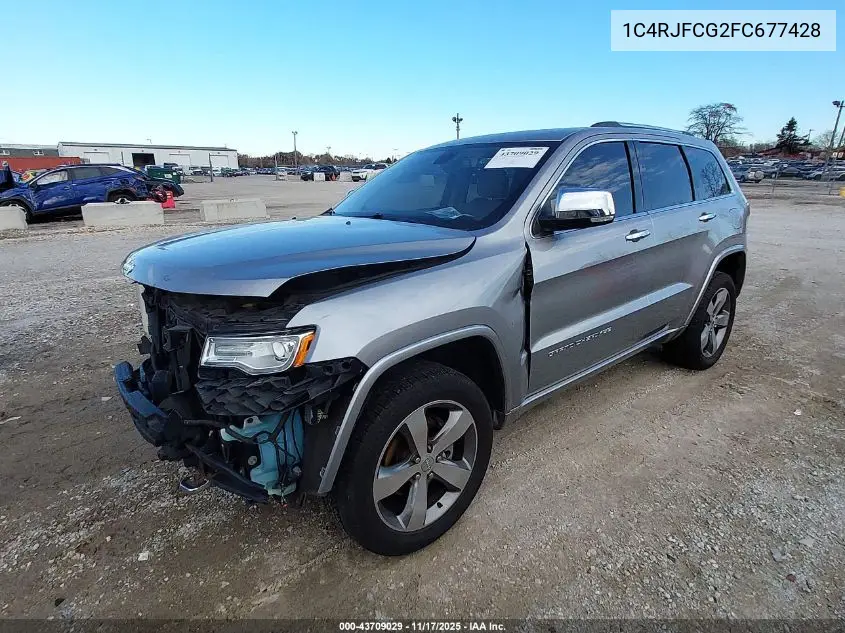 1C4RJFCG2FC677428 2015 Jeep Grand Cherokee Overland