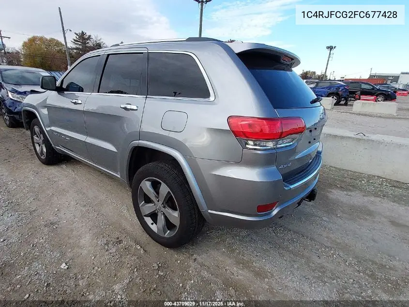 1C4RJFCG2FC677428 2015 Jeep Grand Cherokee Overland