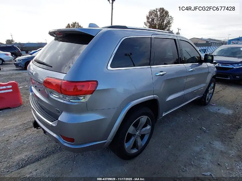 1C4RJFCG2FC677428 2015 Jeep Grand Cherokee Overland