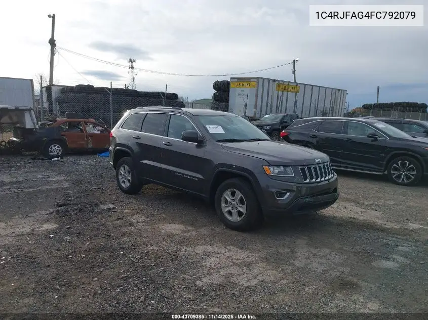 1C4RJFAG4FC792079 2015 Jeep Grand Cherokee Laredo