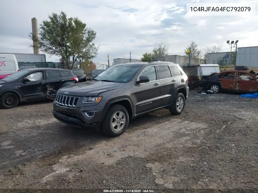 1C4RJFAG4FC792079 2015 Jeep Grand Cherokee Laredo