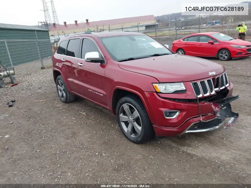 1C4RJFCG7FC628189 2015 Jeep Grand Cherokee Overland