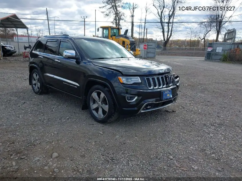 1C4RJFCG7FC151327 2015 Jeep Grand Cherokee Overland