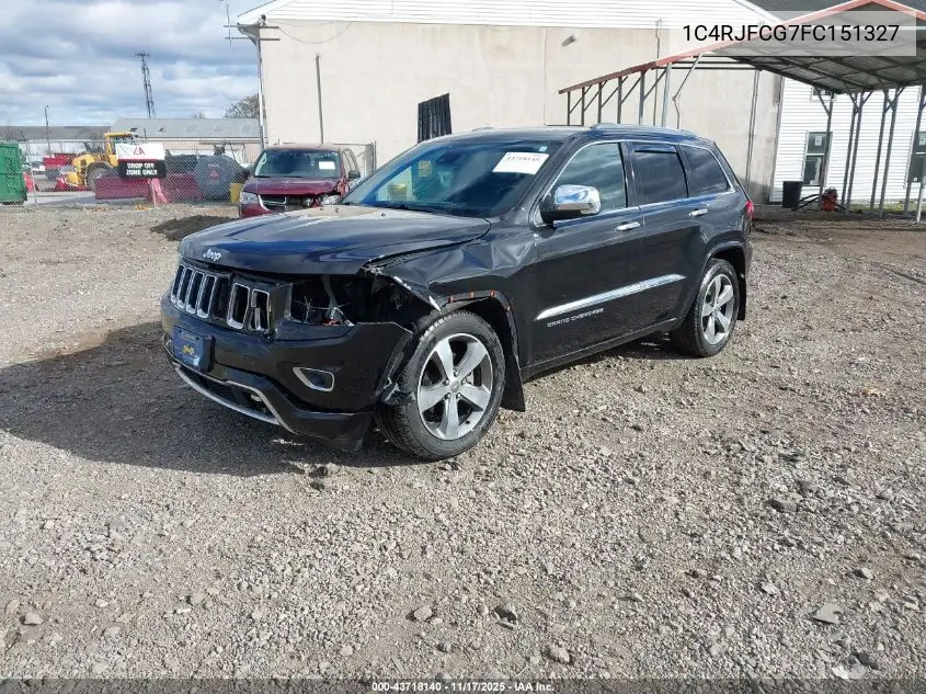 1C4RJFCG7FC151327 2015 Jeep Grand Cherokee Overland
