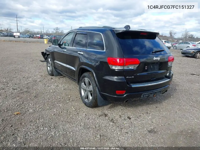 1C4RJFCG7FC151327 2015 Jeep Grand Cherokee Overland