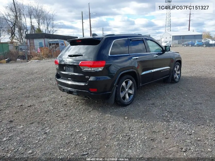 1C4RJFCG7FC151327 2015 Jeep Grand Cherokee Overland