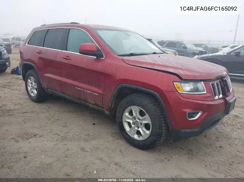 1C4RJFAG6FC165092 2015 Jeep Grand Cherokee Laredo