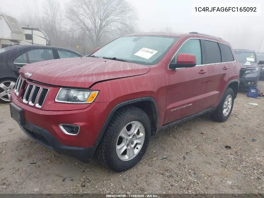 1C4RJFAG6FC165092 2015 Jeep Grand Cherokee Laredo