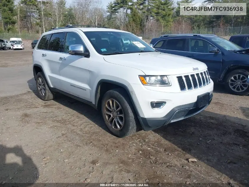 1C4RJFBM7FC936938 2015 Jeep Grand Cherokee Limited