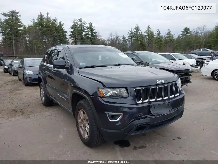 1C4RJFAG6FC129077 2015 Jeep Grand Cherokee Laredo