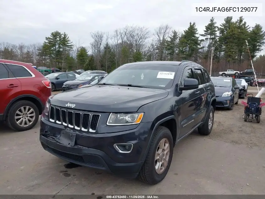 1C4RJFAG6FC129077 2015 Jeep Grand Cherokee Laredo