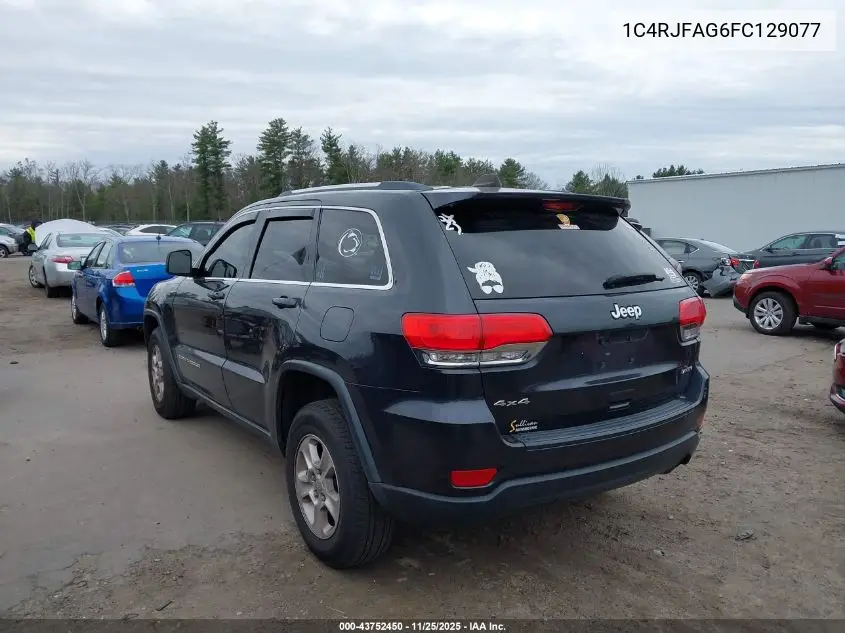 1C4RJFAG6FC129077 2015 Jeep Grand Cherokee Laredo